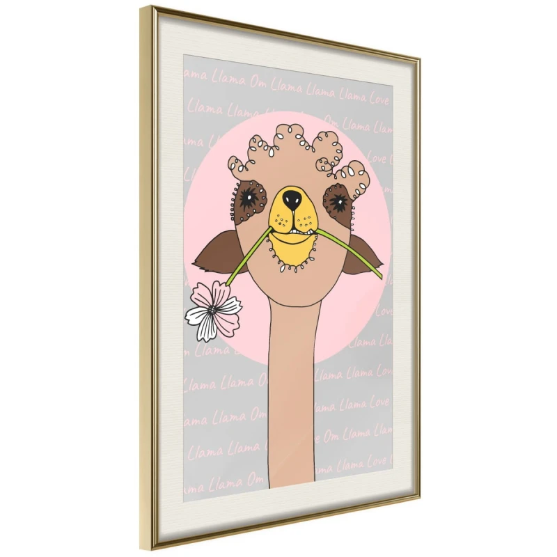 Plakat - Urocza lama