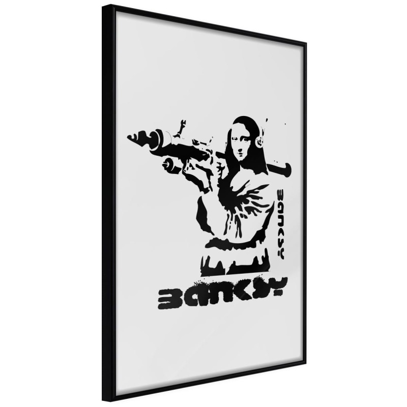 Plakat - Banksy: Mona Lisa with Bazooka I