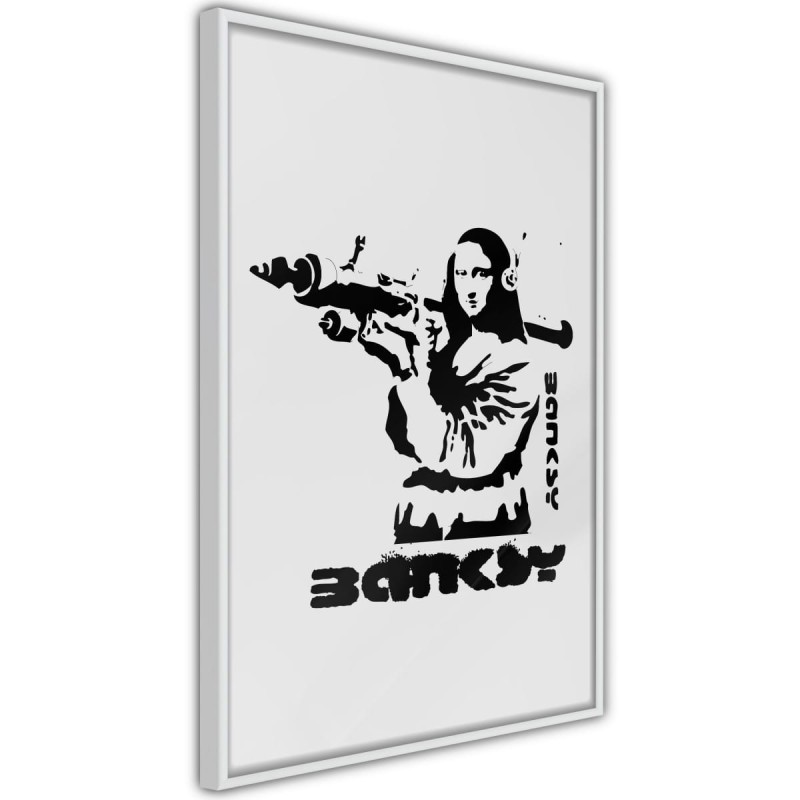 Plakat - Banksy: Mona Lisa with Bazooka I