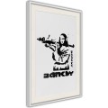 Plakat - Banksy: Mona Lisa with Bazooka I