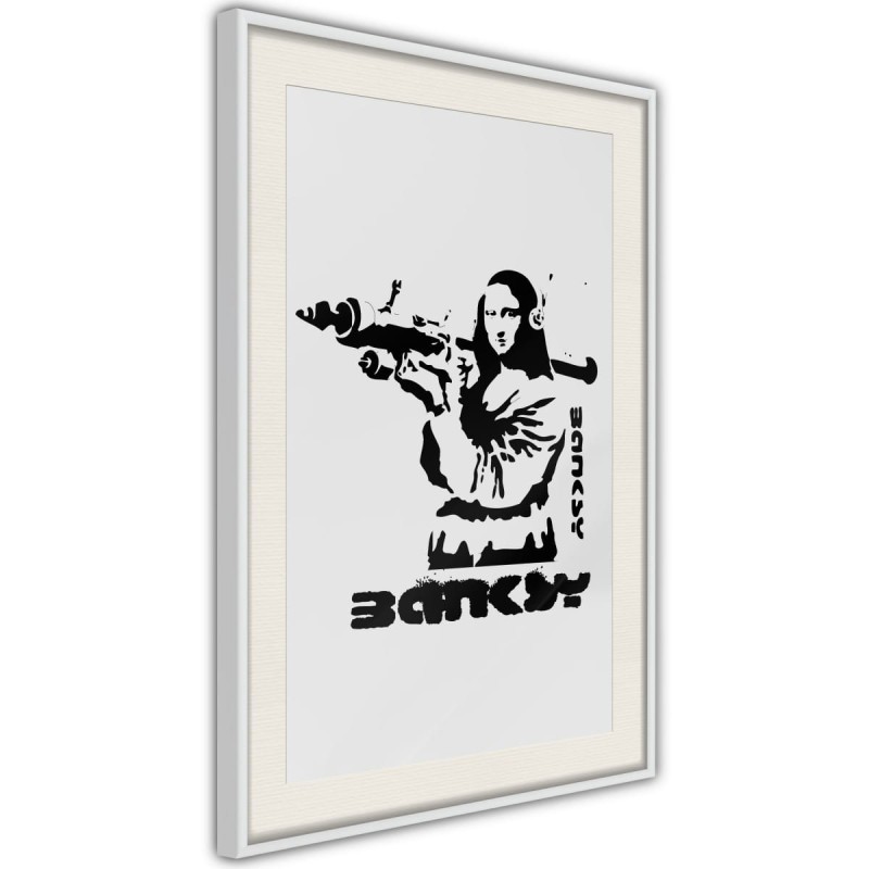 Plakat - Banksy: Mona Lisa with Bazooka I