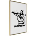 Plakat - Banksy: Mona Lisa with Bazooka I