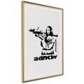 Plakat - Banksy: Mona Lisa with Bazooka I