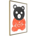 Plakat - Zakochana maskotka