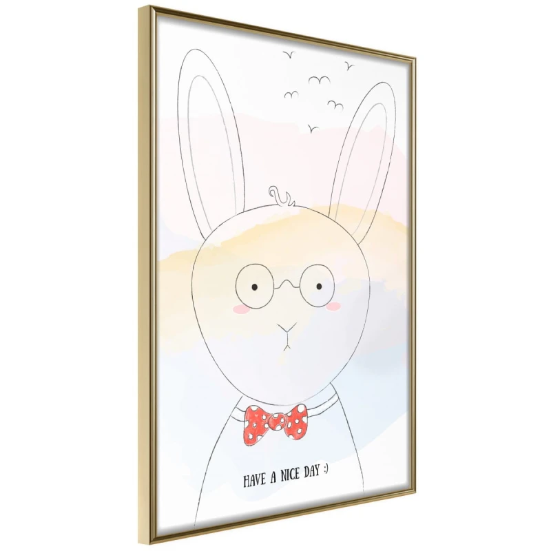 Plakat - Uprzejmy królik