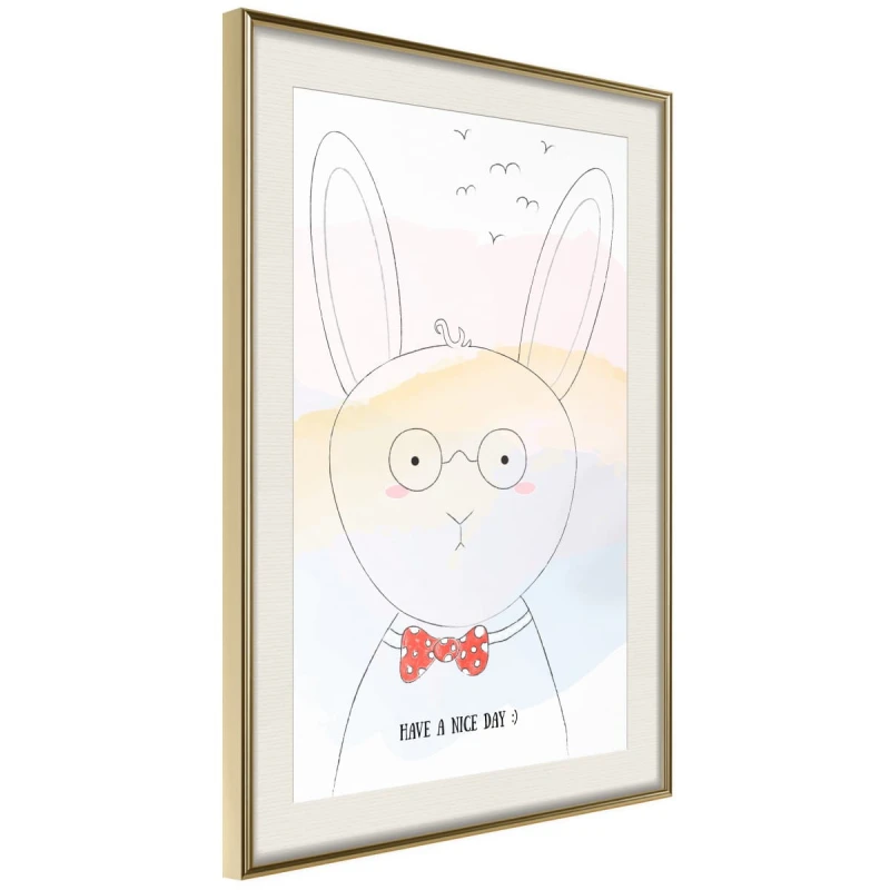 Plakat - Uprzejmy królik