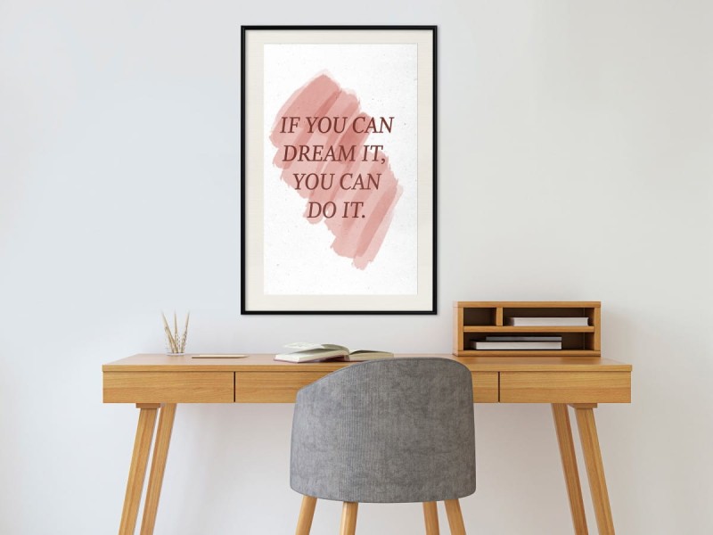 Plakat - Marzenia prowadzą do sukcesu