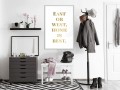 Plakat - Home Is Best (złoty)