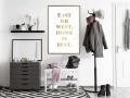 Plakat - Home Is Best (złoty)