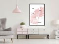 Plakat - Bladoróżowa monstera