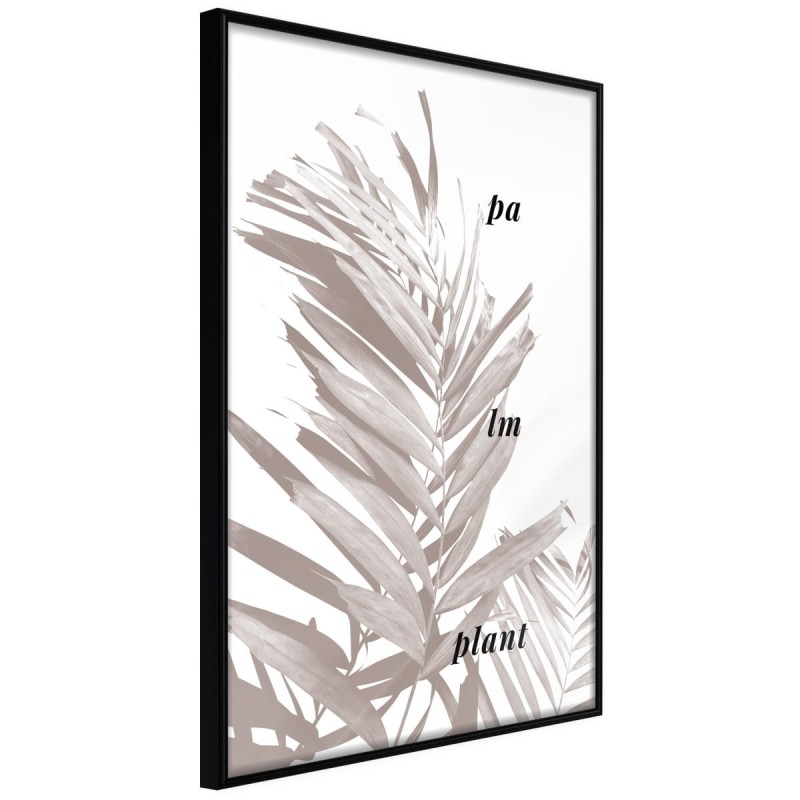Plakat - Beżowa palma