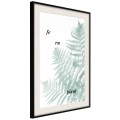 Plakat - Bladozielona paproć