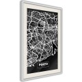 Plakat - Plan miasta: Porto (ciemny)