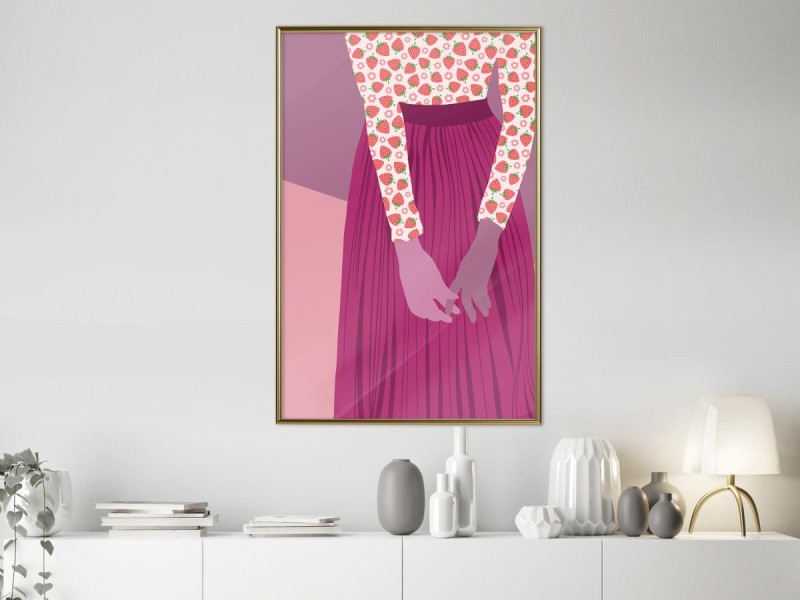 Plakat - Bluzka w owoce