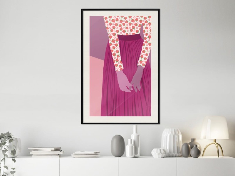 Plakat - Bluzka w owoce