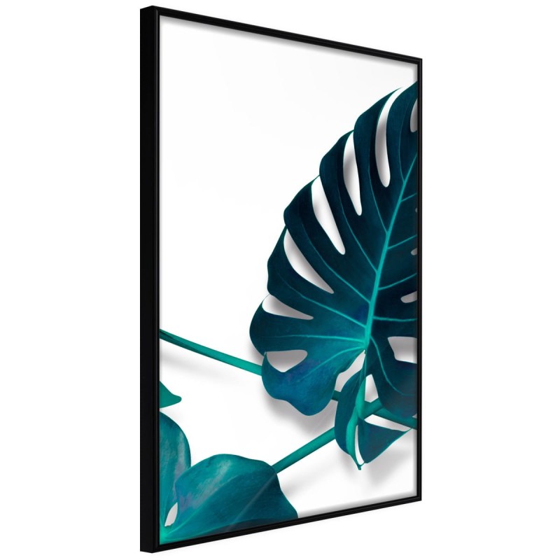 Plakat - Turkusowa monstera I