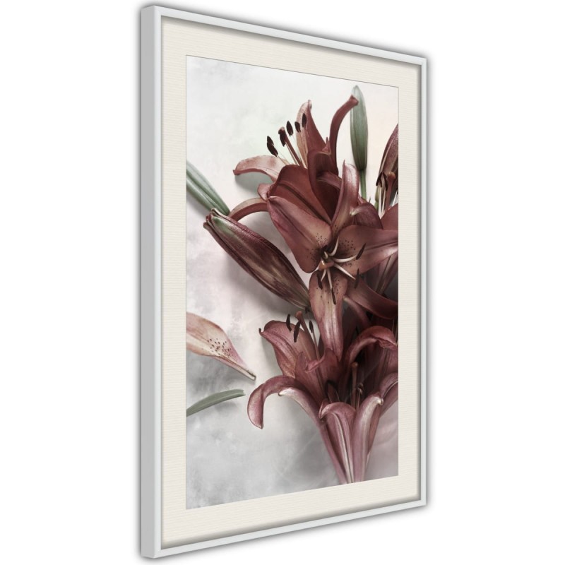 Plakat - Burgundowe ukojenie
