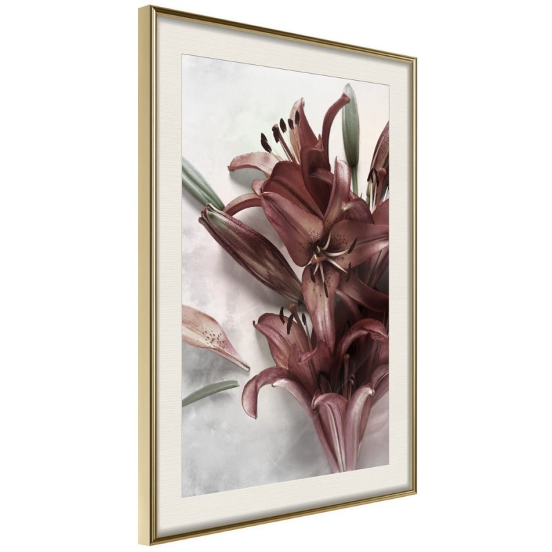 Plakat - Burgundowe ukojenie