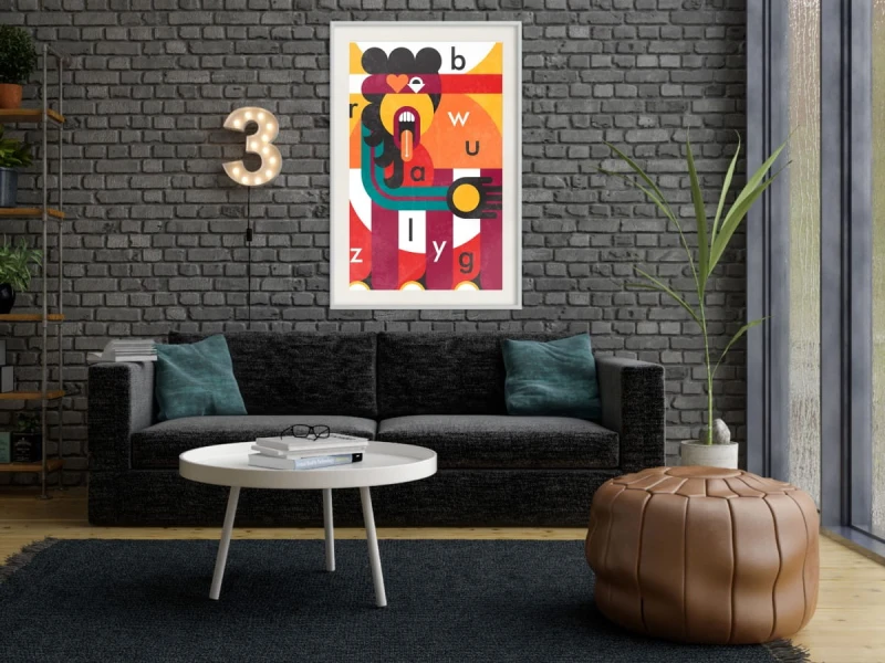 Plakat - Kolorowe myśli