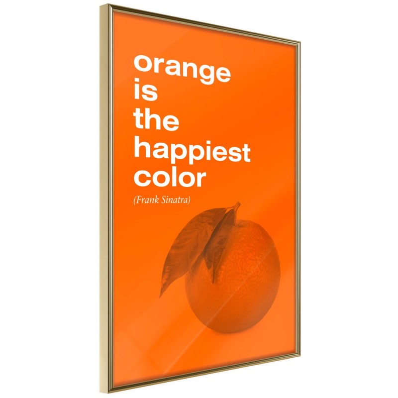Plakat - Kolor pomarańczowy