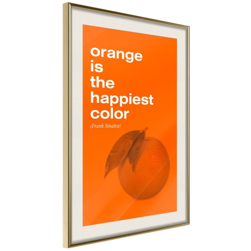Plakat - Kolor pomarańczowy