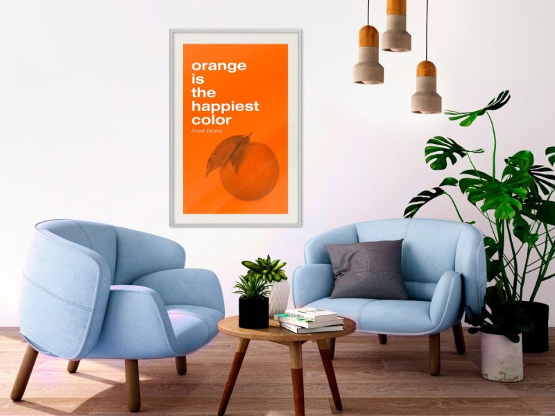 Plakat - Kolor pomarańczowy