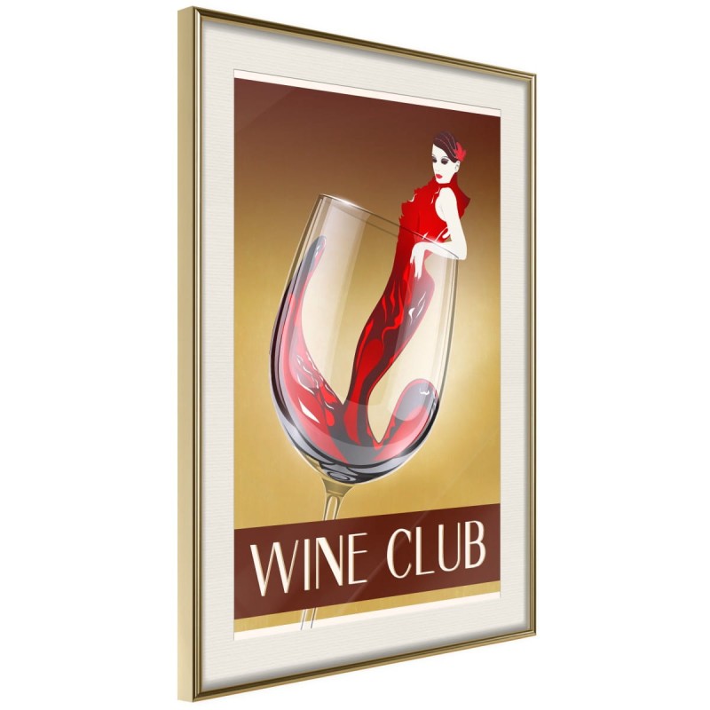 Plakat - Kobieta jest jak wino