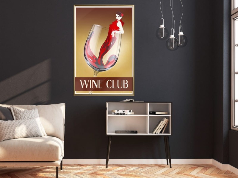 Plakat - Kobieta jest jak wino