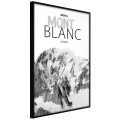 Plakat - Szczyty świata: Mont Blanc