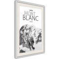Plakat - Szczyty świata: Mont Blanc