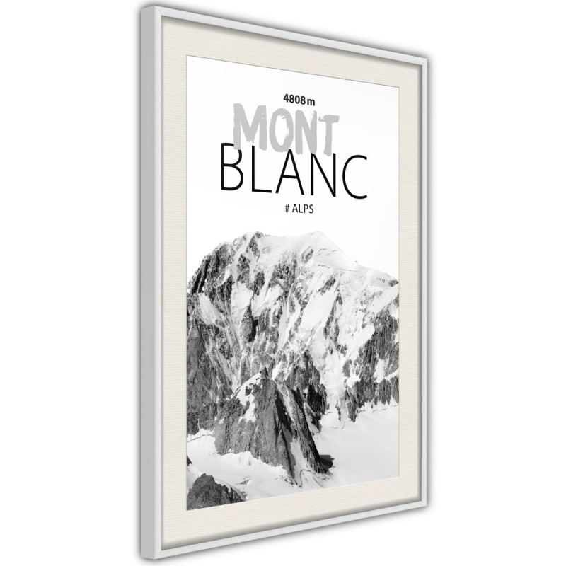 Plakat - Szczyty świata: Mont Blanc