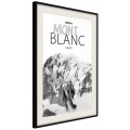 Plakat - Szczyty świata: Mont Blanc
