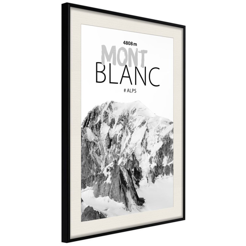 Plakat - Szczyty świata: Mont Blanc