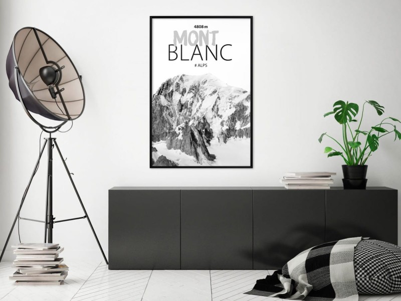 Plakat - Szczyty świata: Mont Blanc