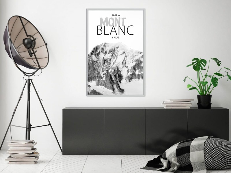 Plakat - Szczyty świata: Mont Blanc