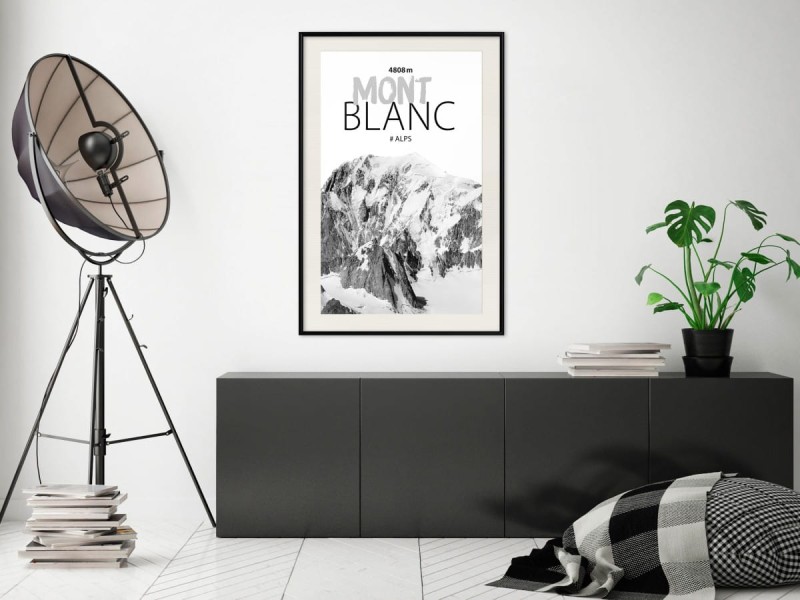 Plakat - Szczyty świata: Mont Blanc