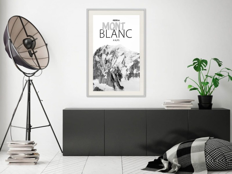 Plakat - Szczyty świata: Mont Blanc