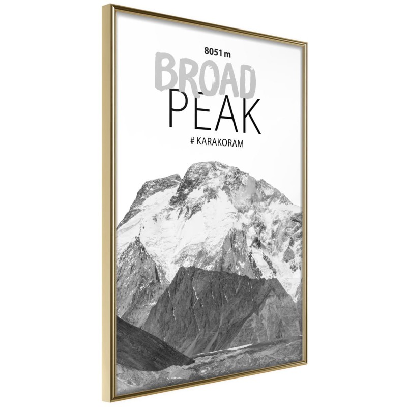 Plakat - Szczyty świata: Broad Peak
