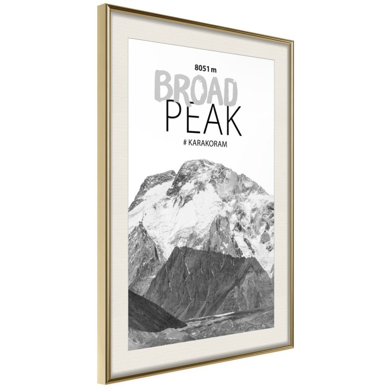 Plakat - Szczyty świata: Broad Peak