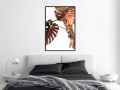 Plakat - Miedziana monstera