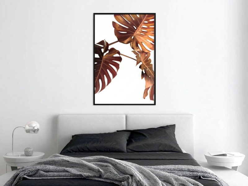 Plakat - Miedziana monstera