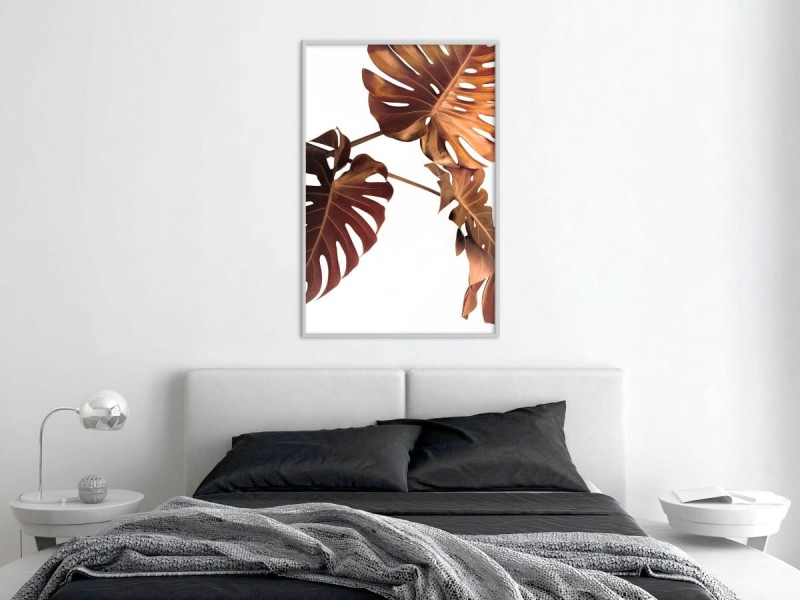 Plakat - Miedziana monstera