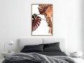 Plakat - Miedziana monstera