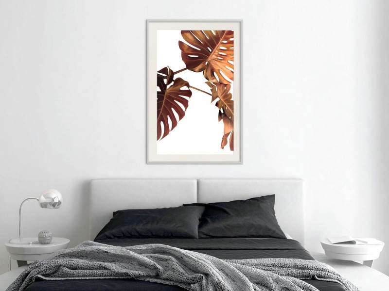 Plakat - Miedziana monstera