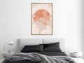 Plakat - Kwiaty na tkaninie