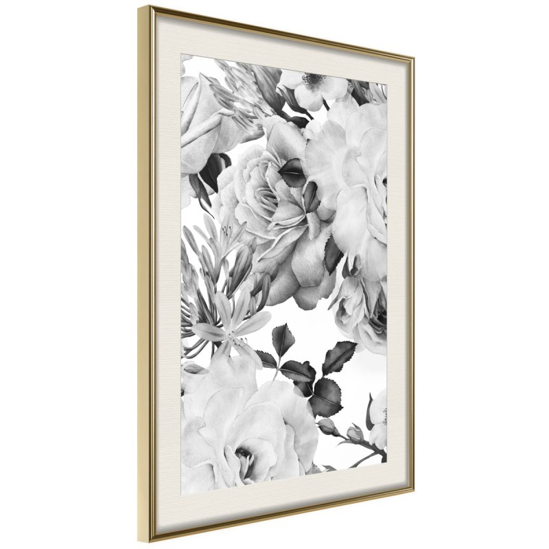 Plakat - Czarno-biała natura