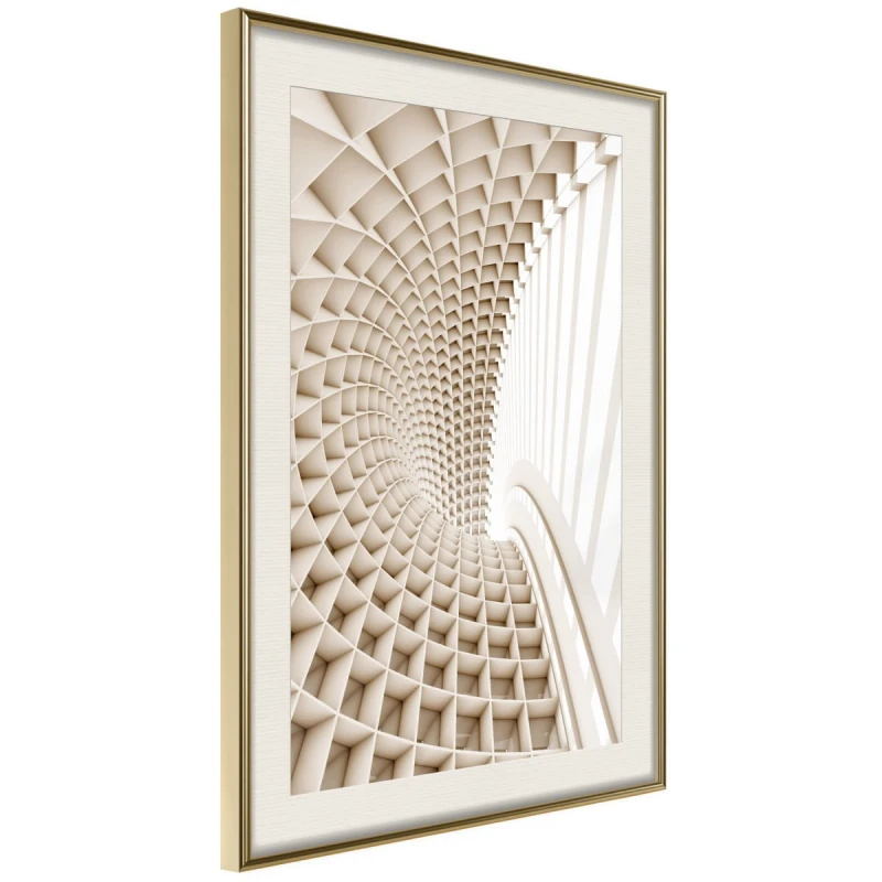 Plakat - Zakrzywiona biblioteka