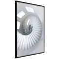 Plakat - Spiralne schody