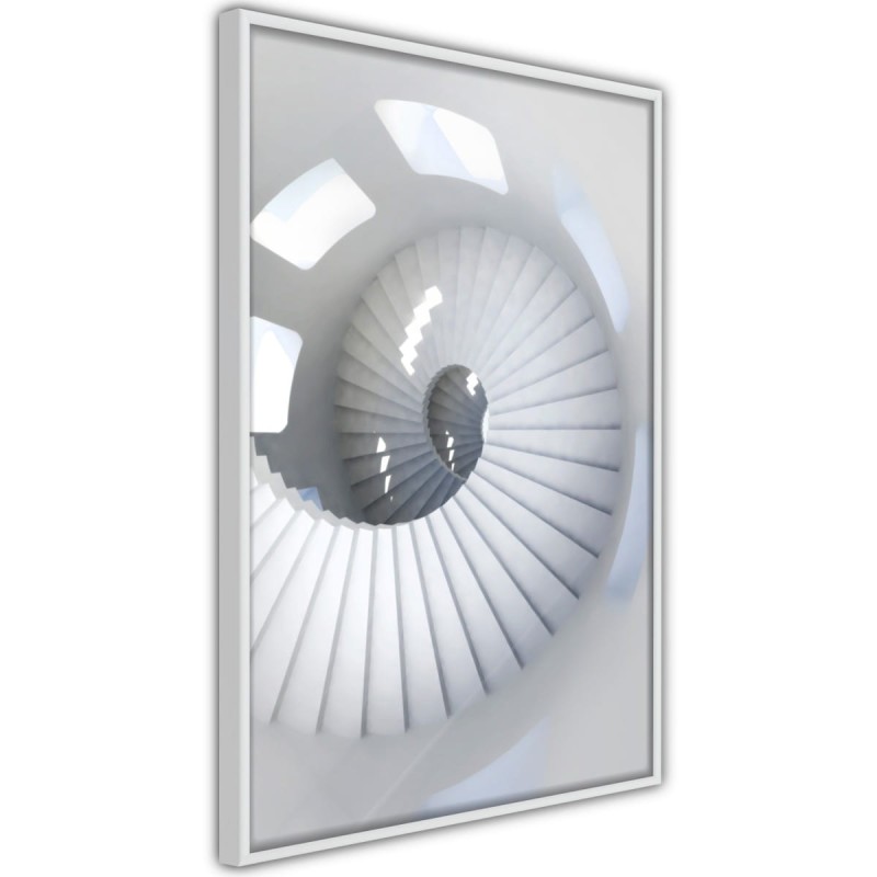 Plakat - Spiralne schody