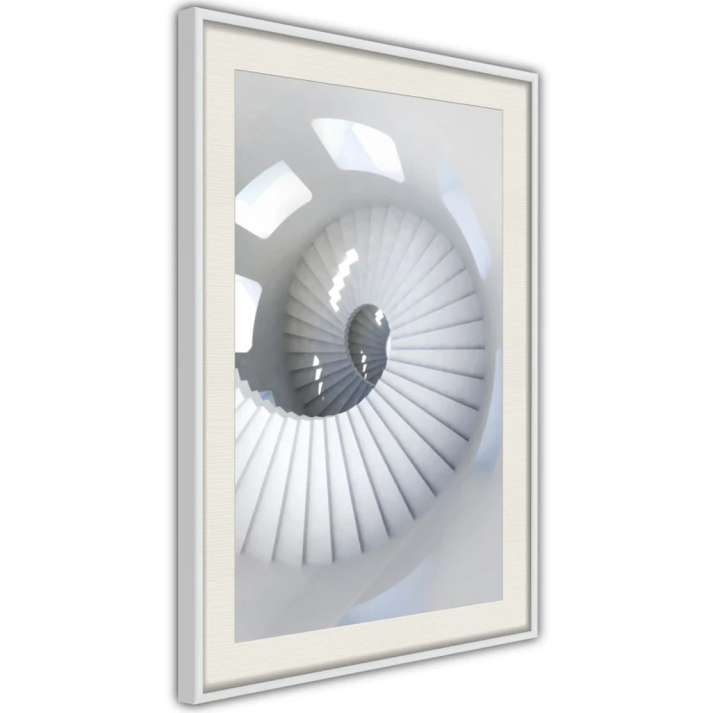 Plakat - Spiralne schody
